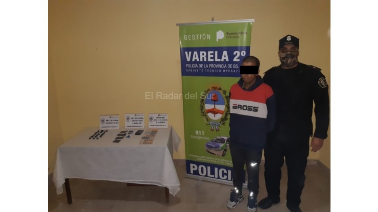 Comercializaba drogas en F. Varela